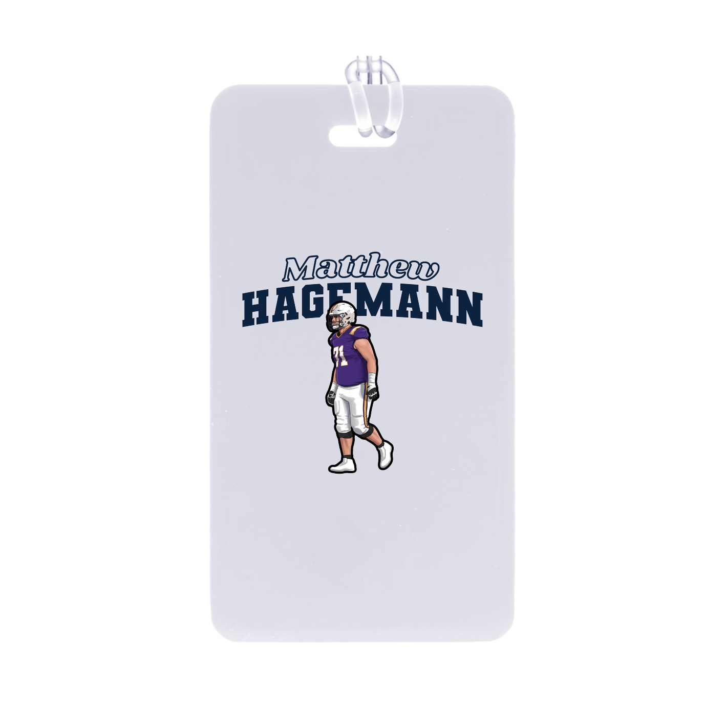 Bag Tag — Name Arch in Classic