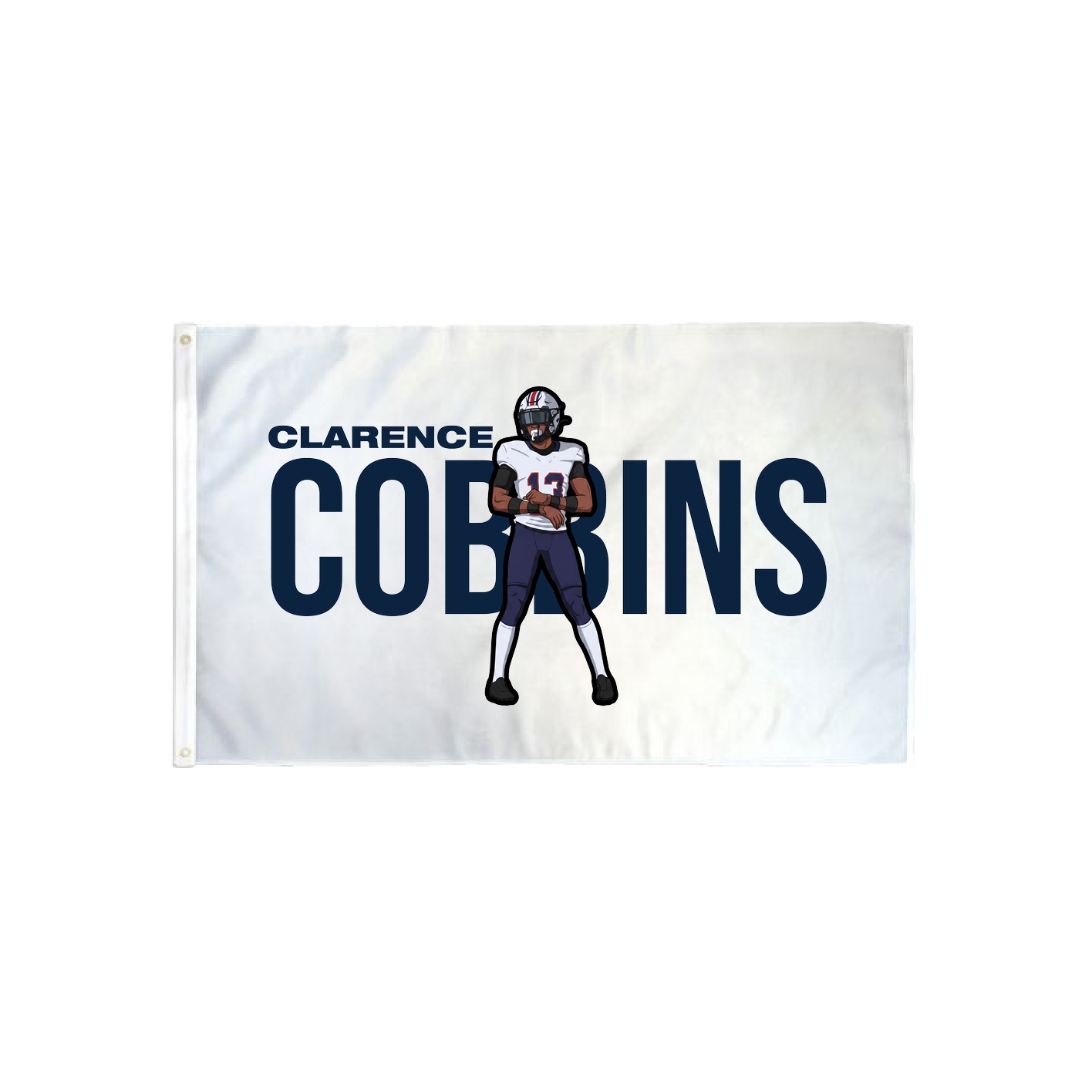 3x5 Flag — Player Name in Classic