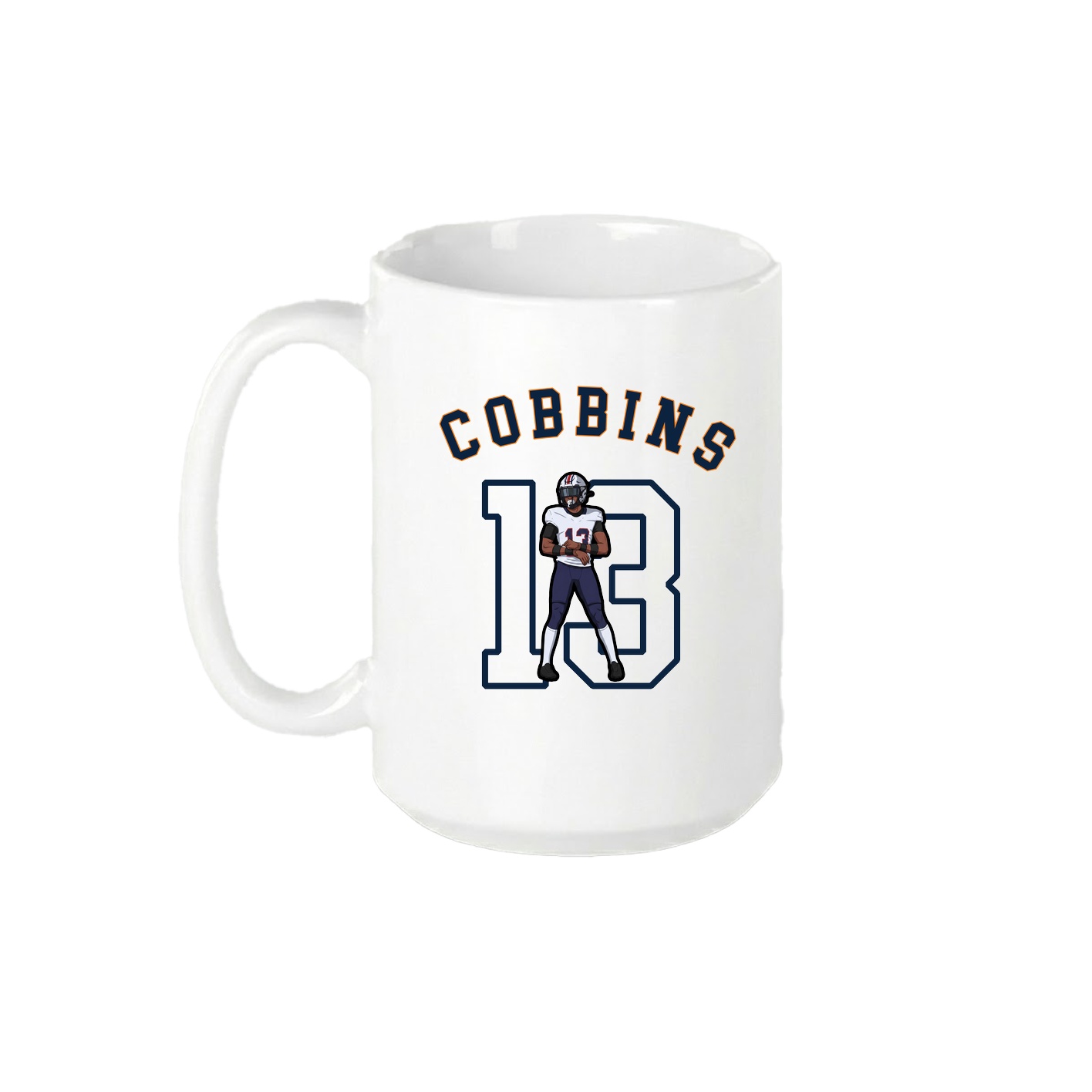 15oz Coffee Mug — Shirsey Arch in White