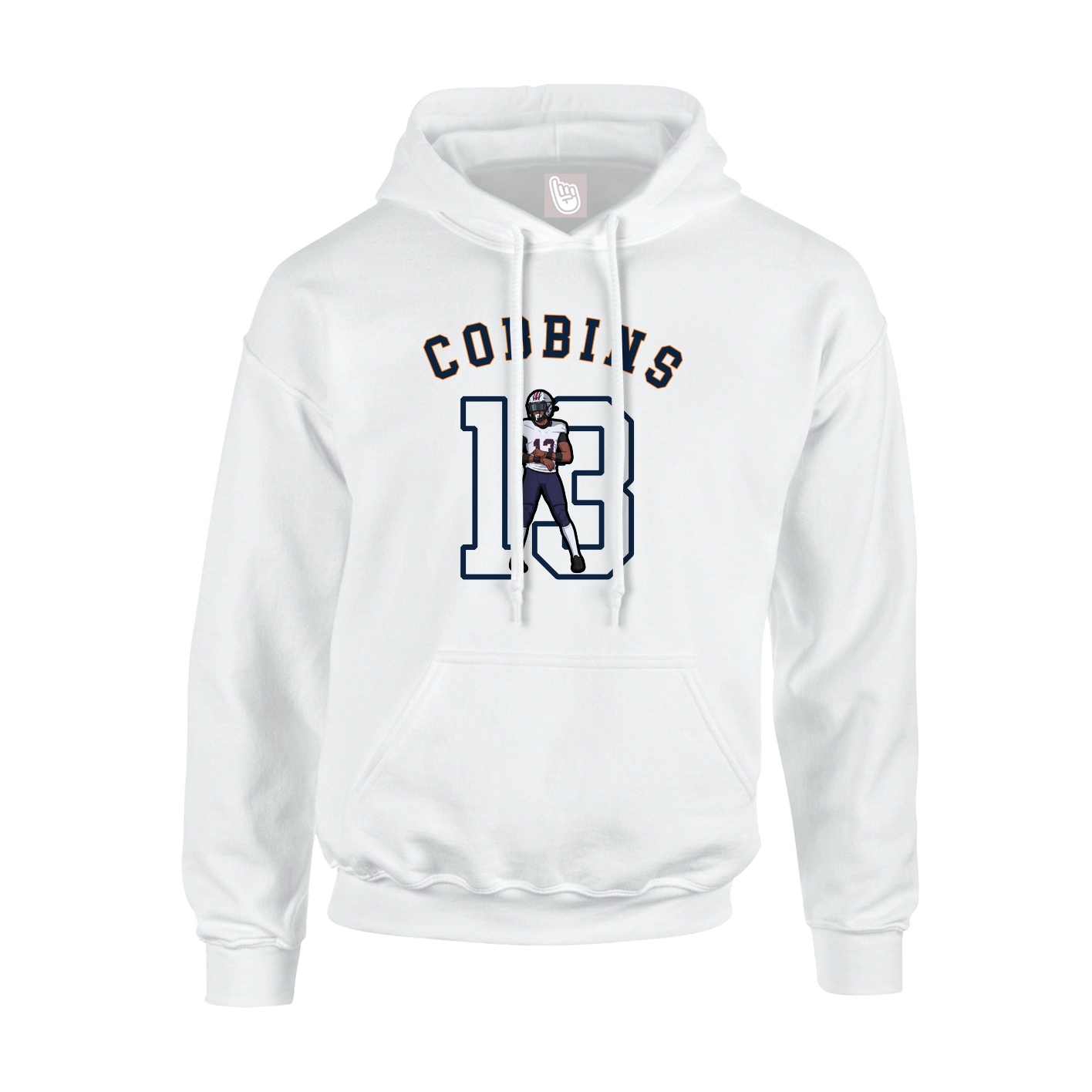 Hoodie — Shirsey Arch in White