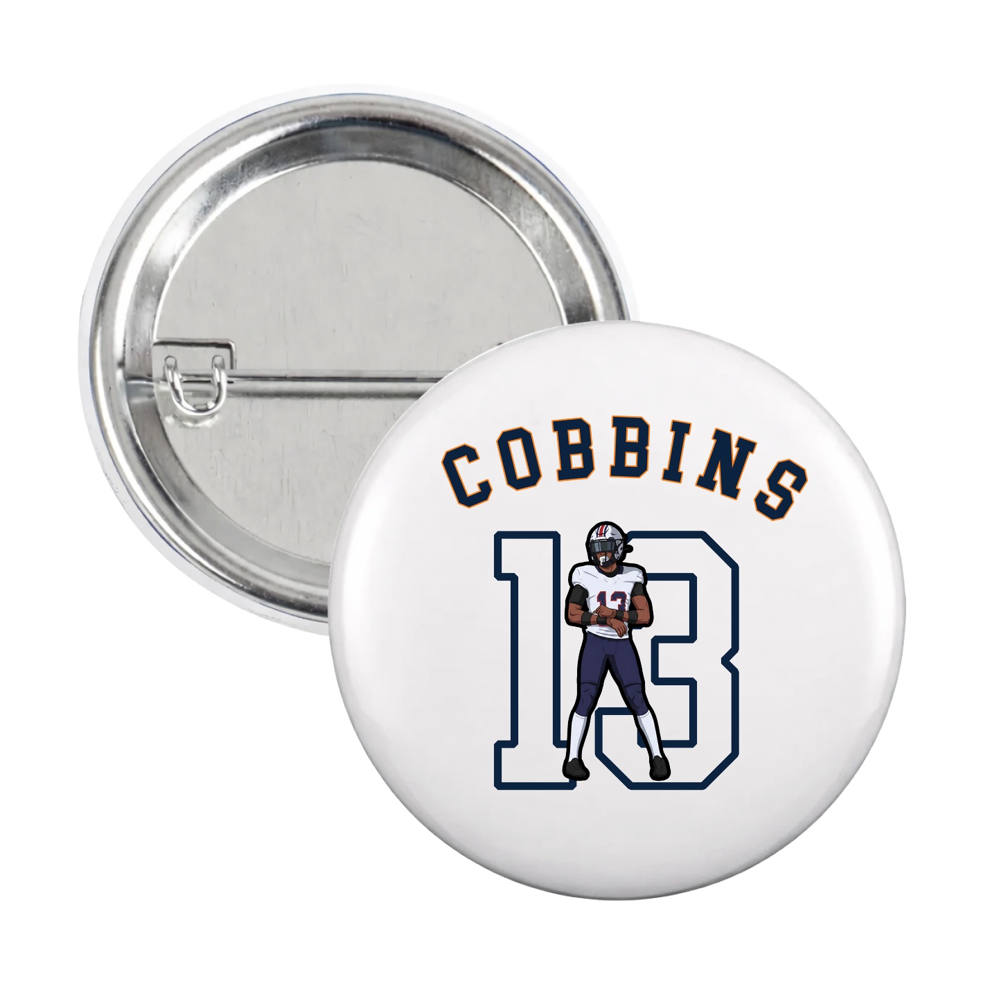 Game Day Button — Shirsey Arch in White