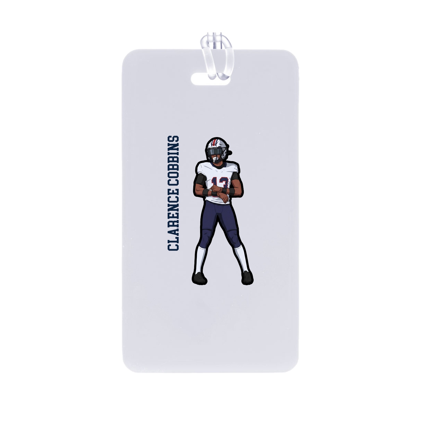 Bag Tag — Name Vertical in Classic