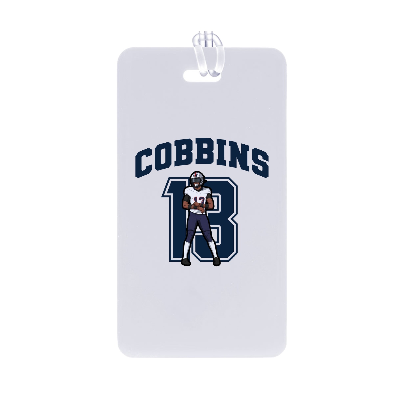 Bag Tag — Number in Classic