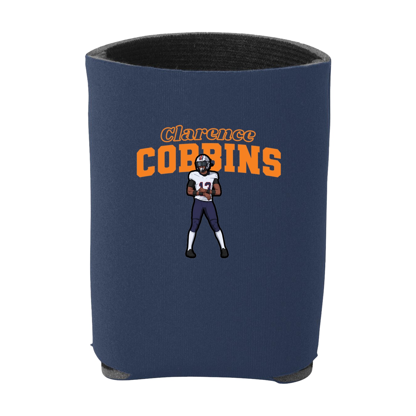 Can Holder — Name Arch in Navy