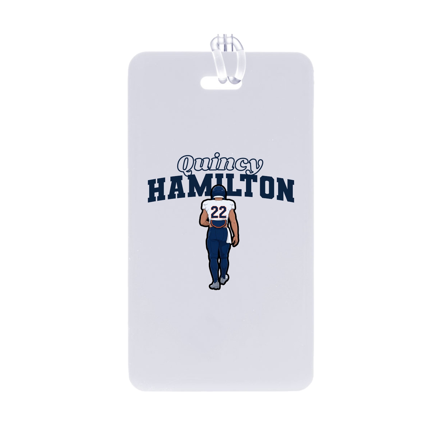 Bag Tag — Name Arch in Classic