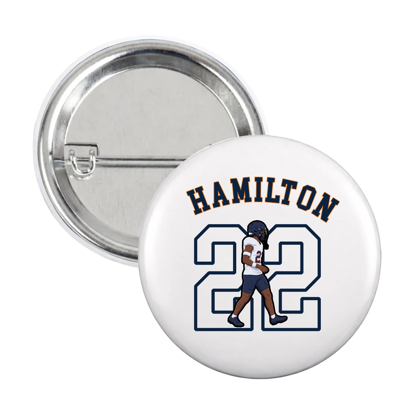 Game Day Button — Shirsey Arch in White