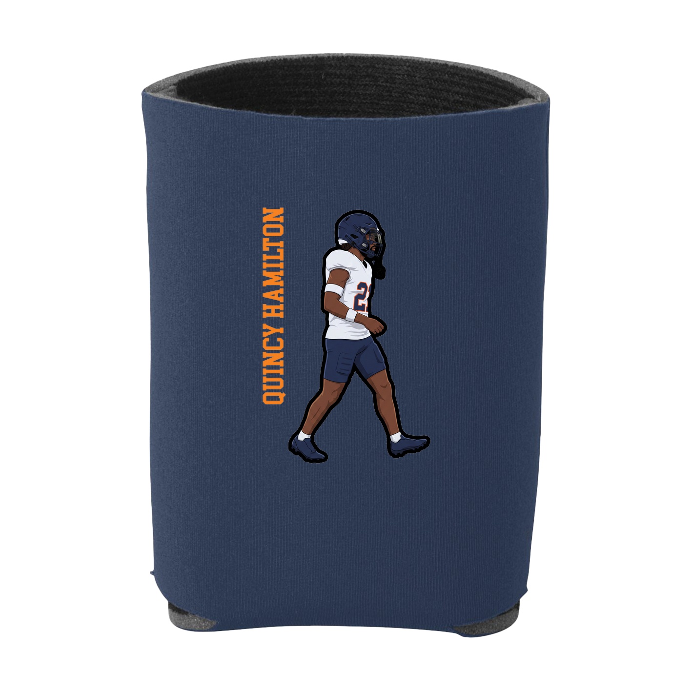 Can Holder — Name Vertical in Navy