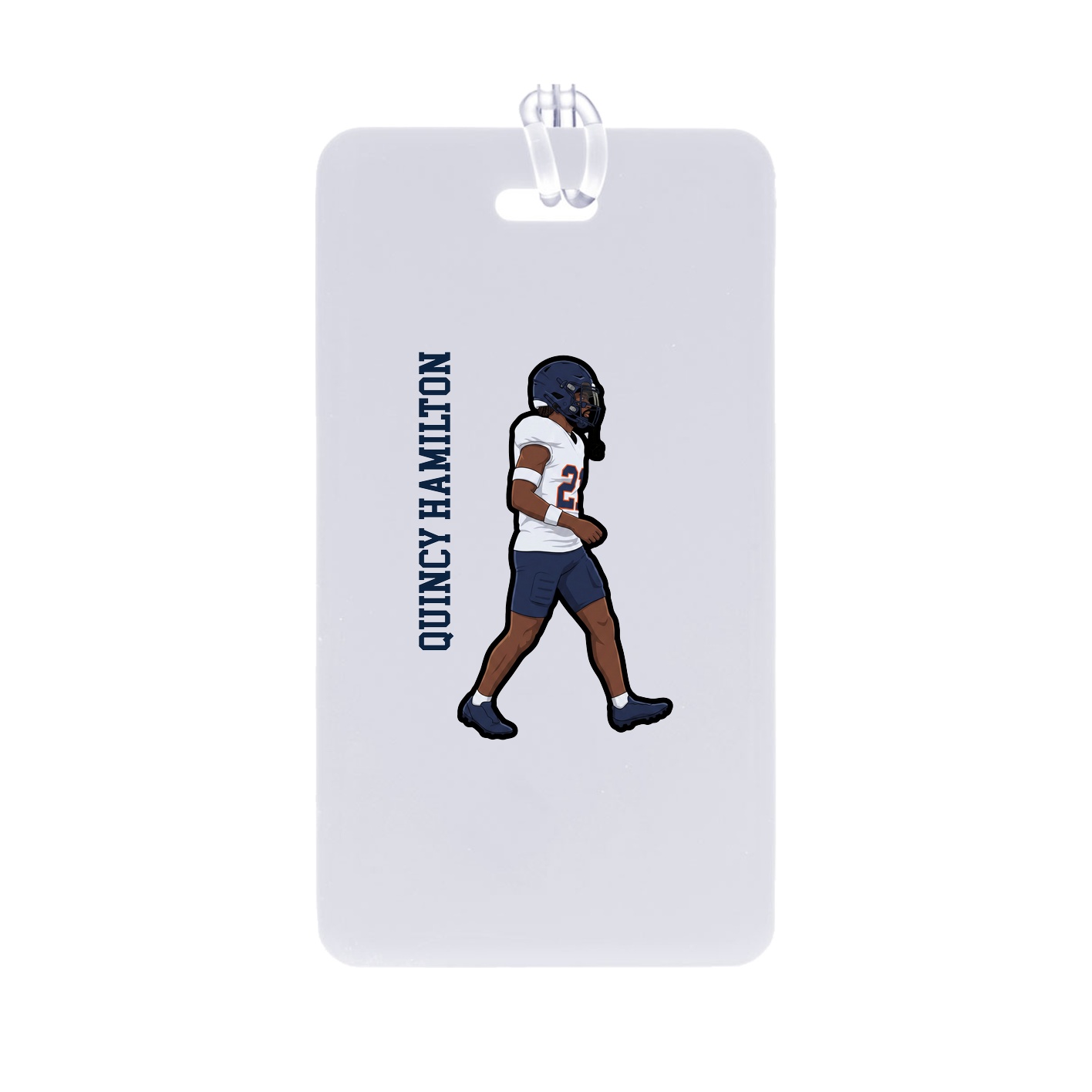 Bag Tag — Name Vertical in Classic