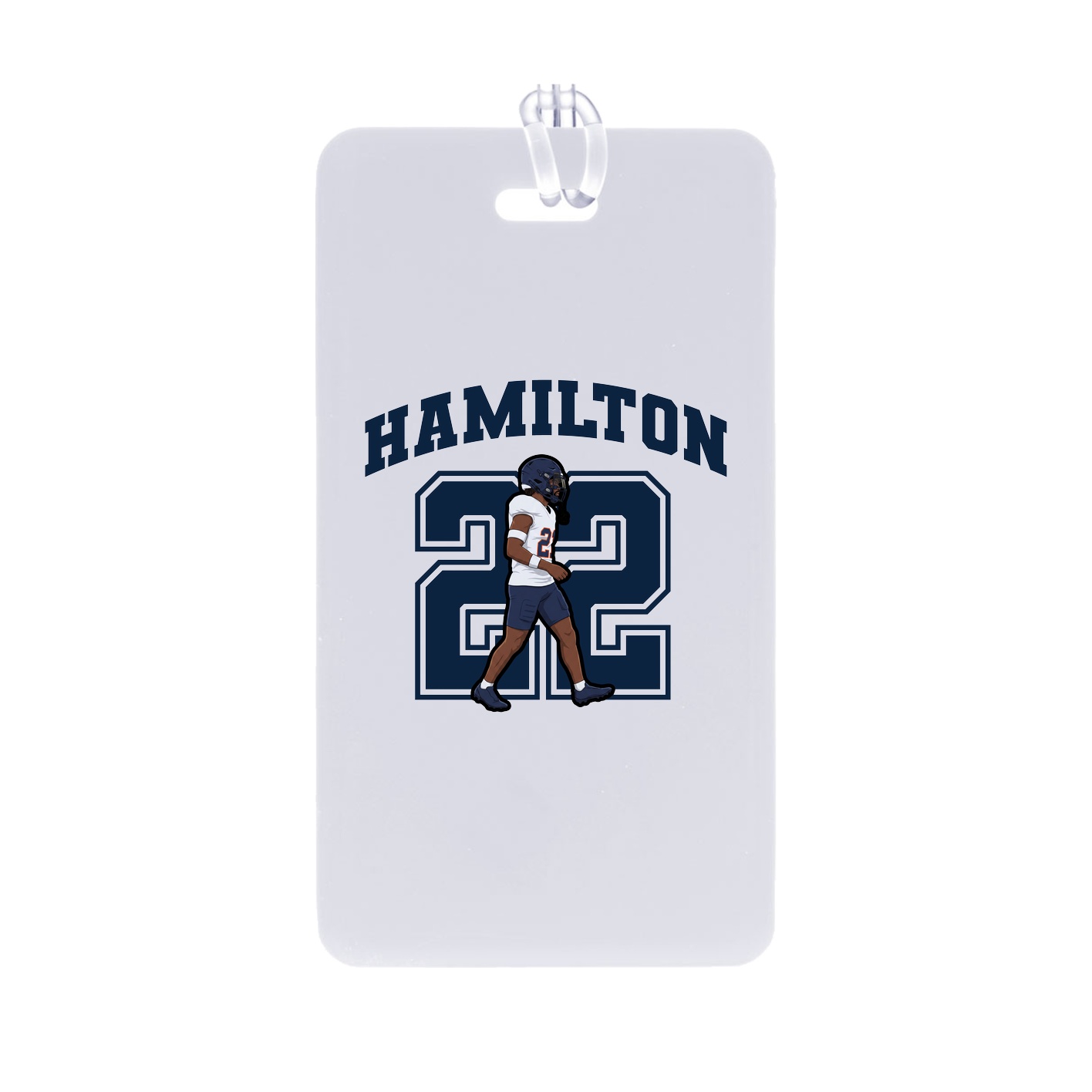 Bag Tag — Number in Classic