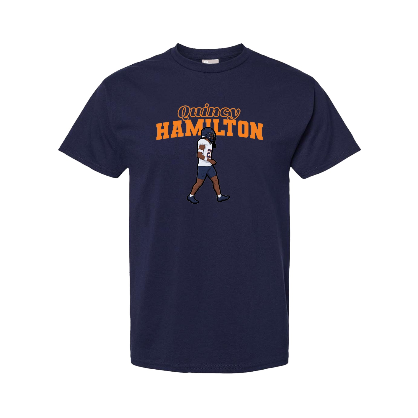Tee — Name Arch in Navy
