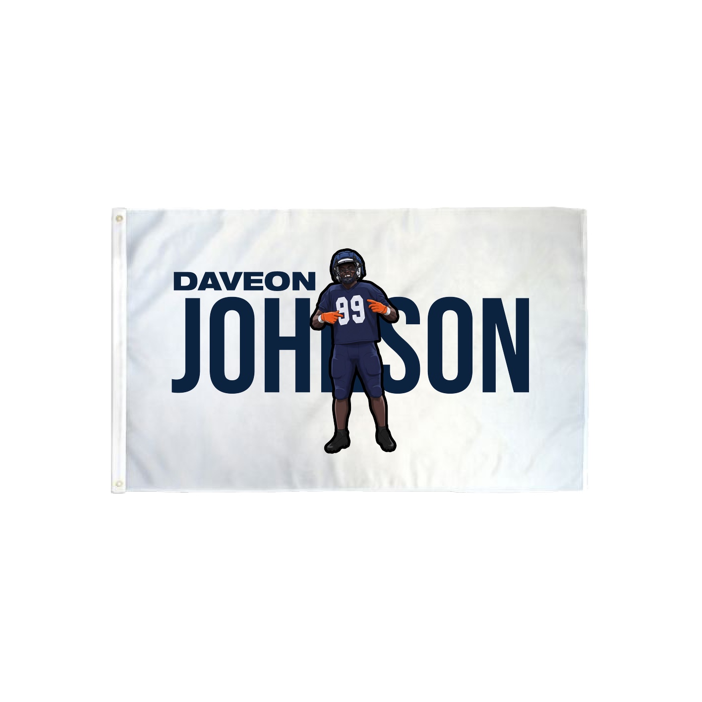 3x5 Flag — Player Name in Classic