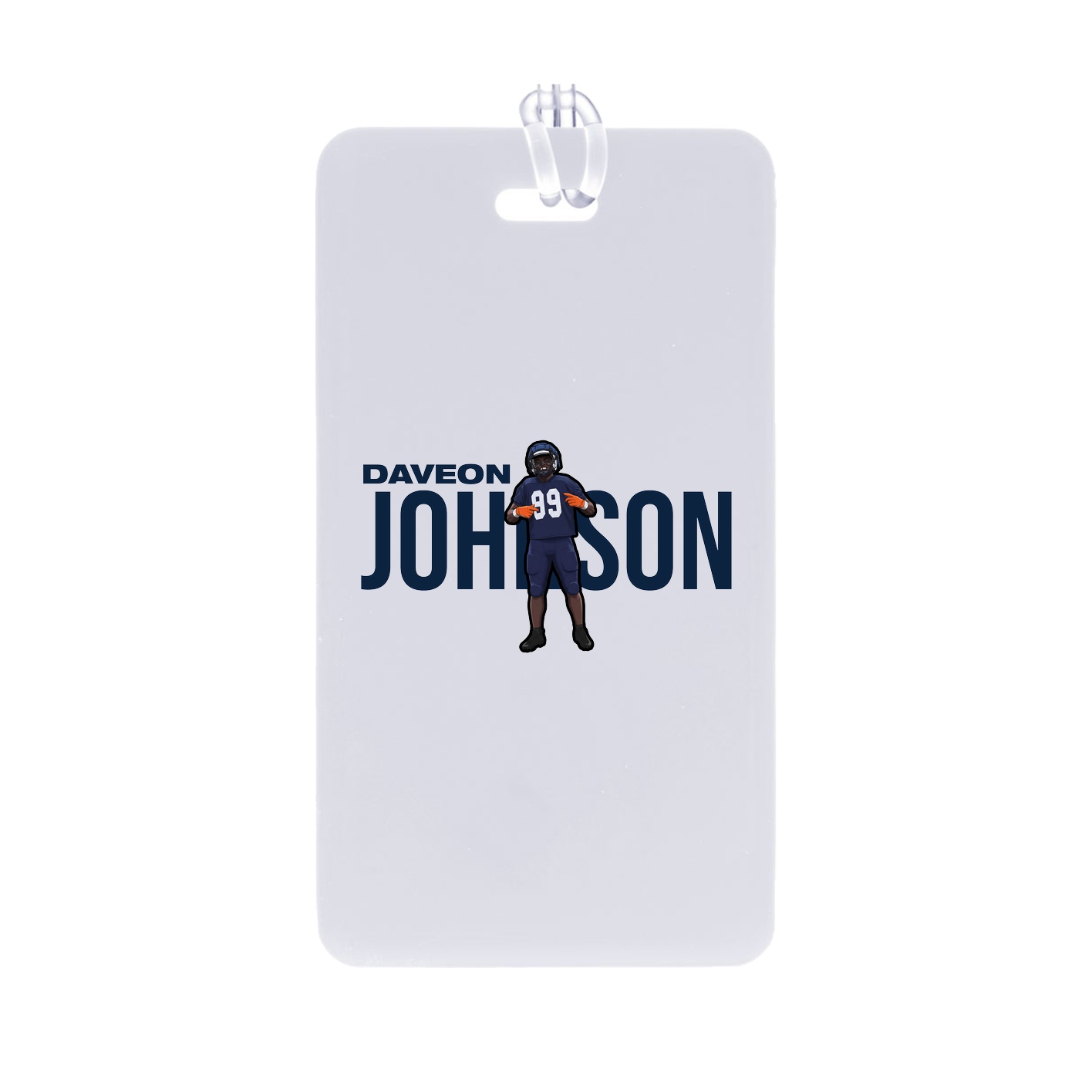 Bag Tag — Player Name in Classic