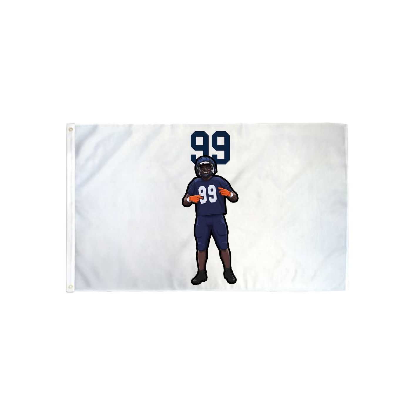 3x5 Flag — Number Top in Classic