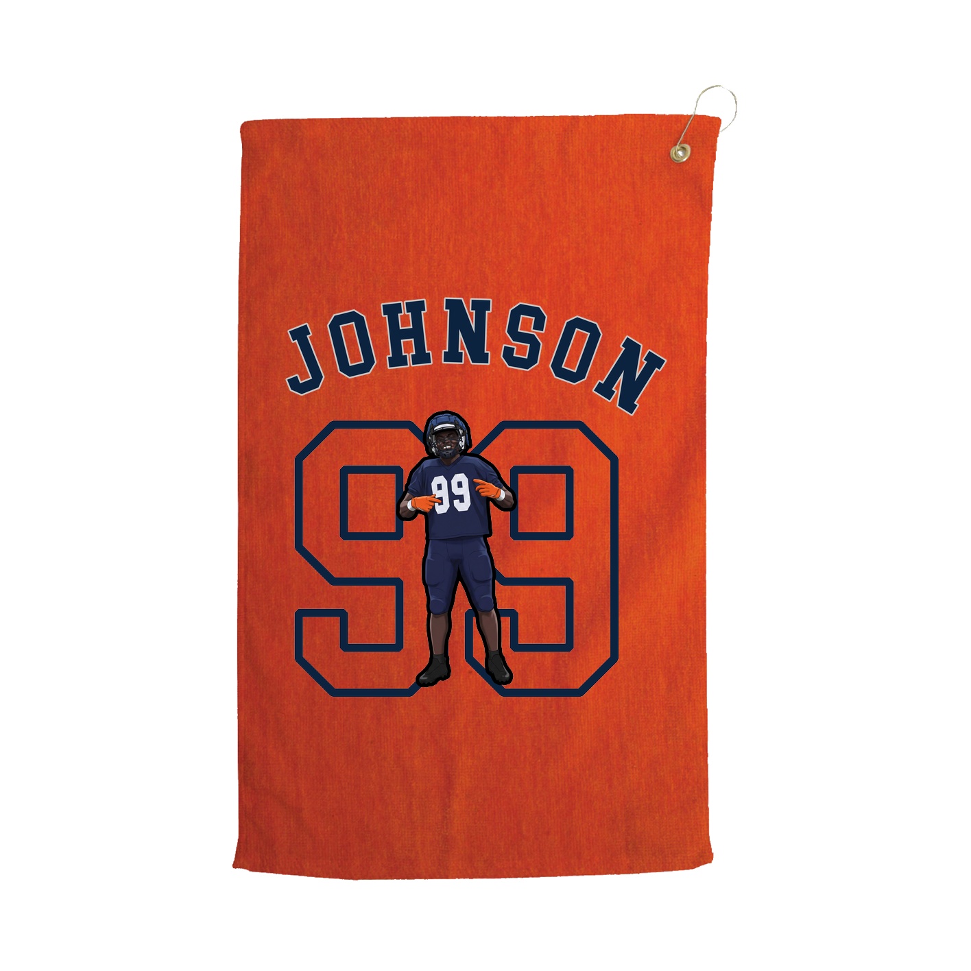 Golf Towel — Shirsey Arch in Orange