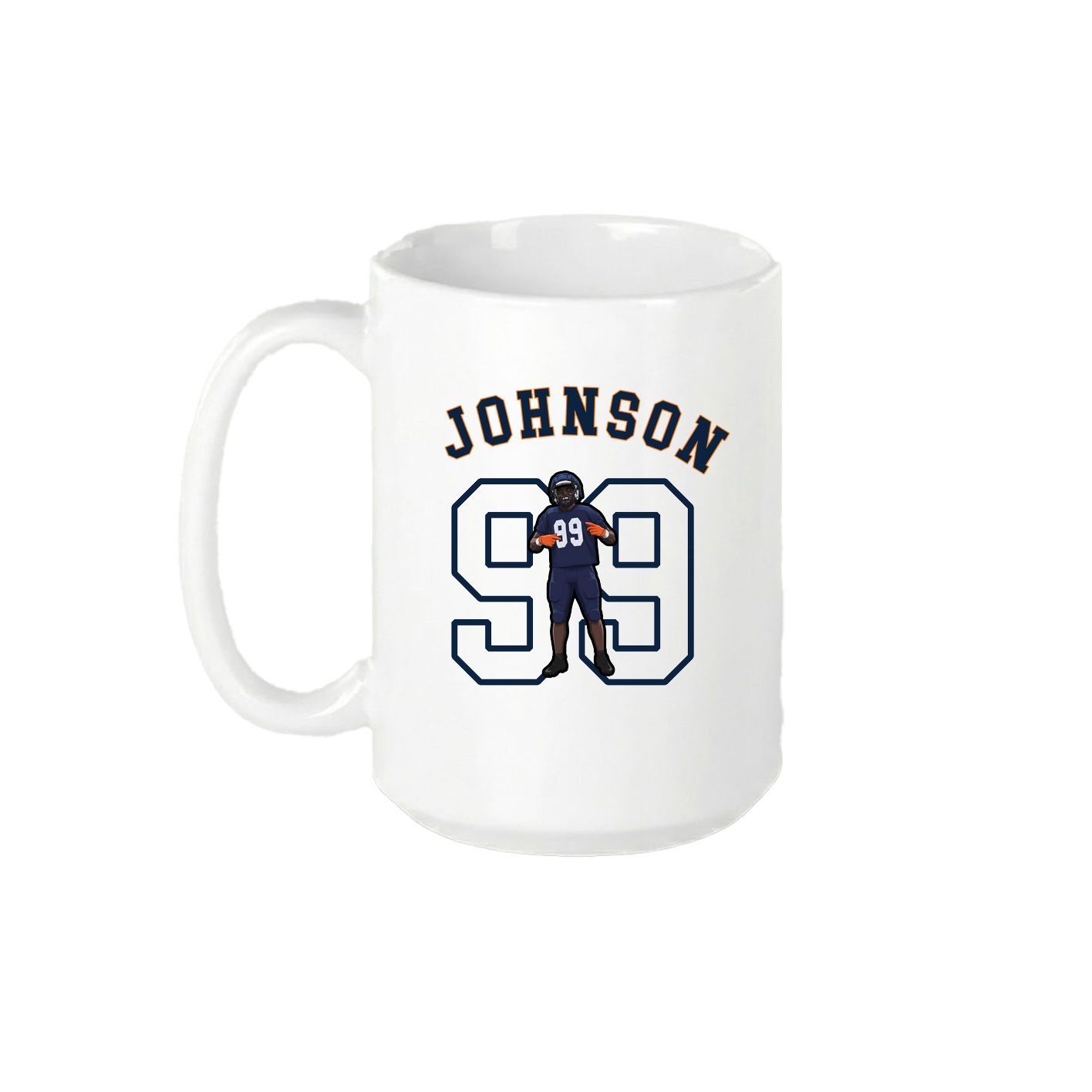 15oz Coffee Mug — Shirsey Arch in White
