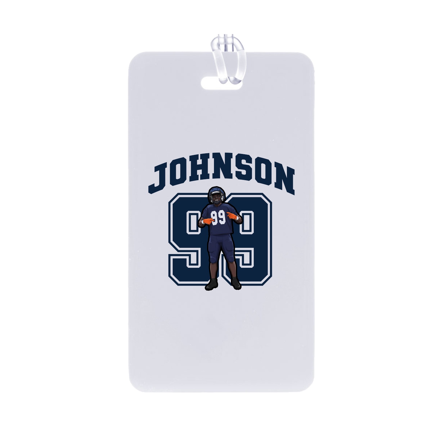 Bag Tag — Number in Classic