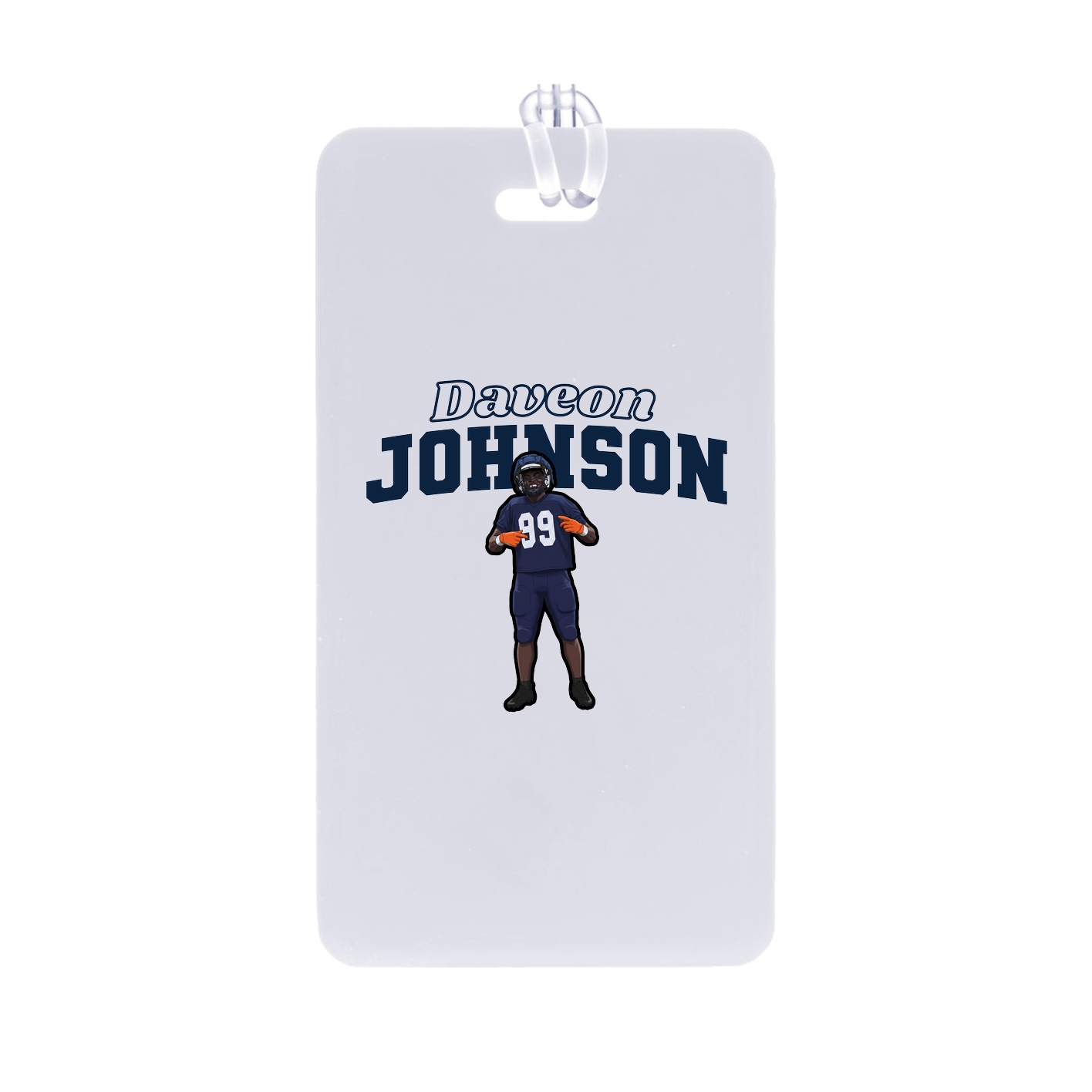 Bag Tag — Name Arch in Classic