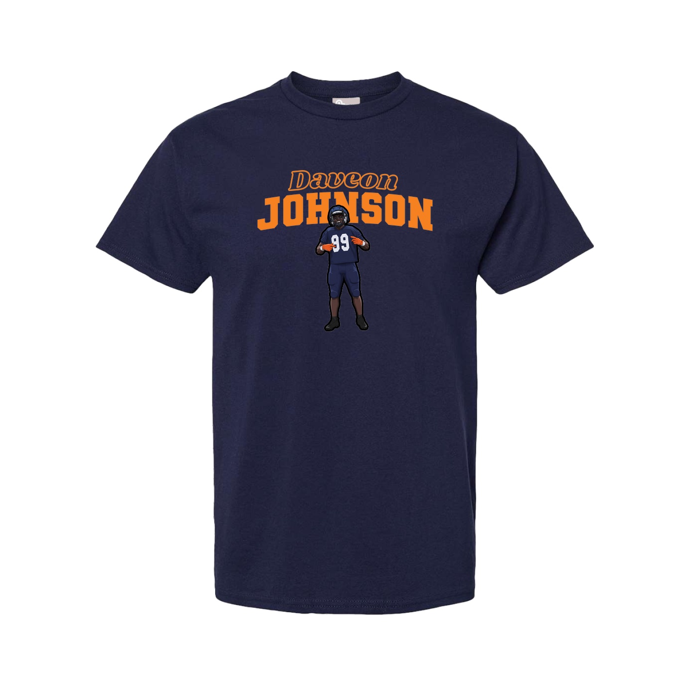 Tee — Name Arch in Navy