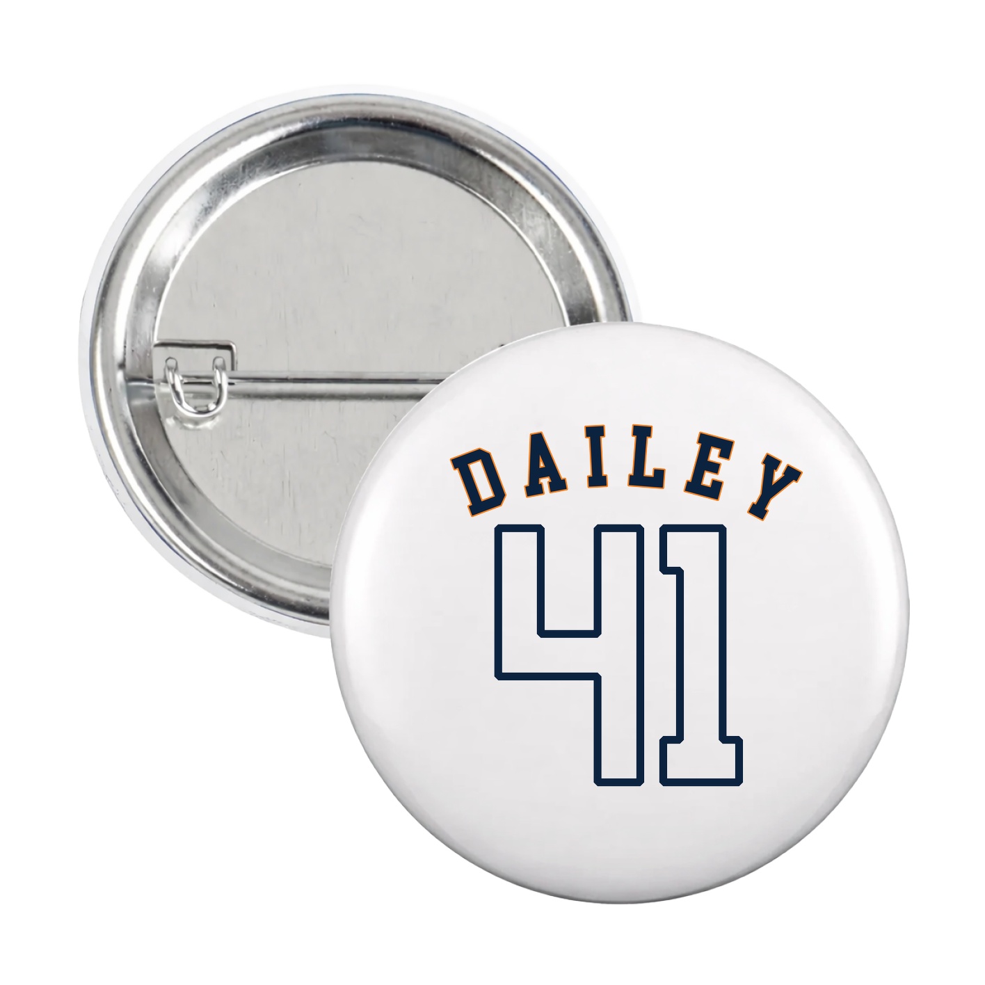 Game Day Button — Shirsey Arch in White
