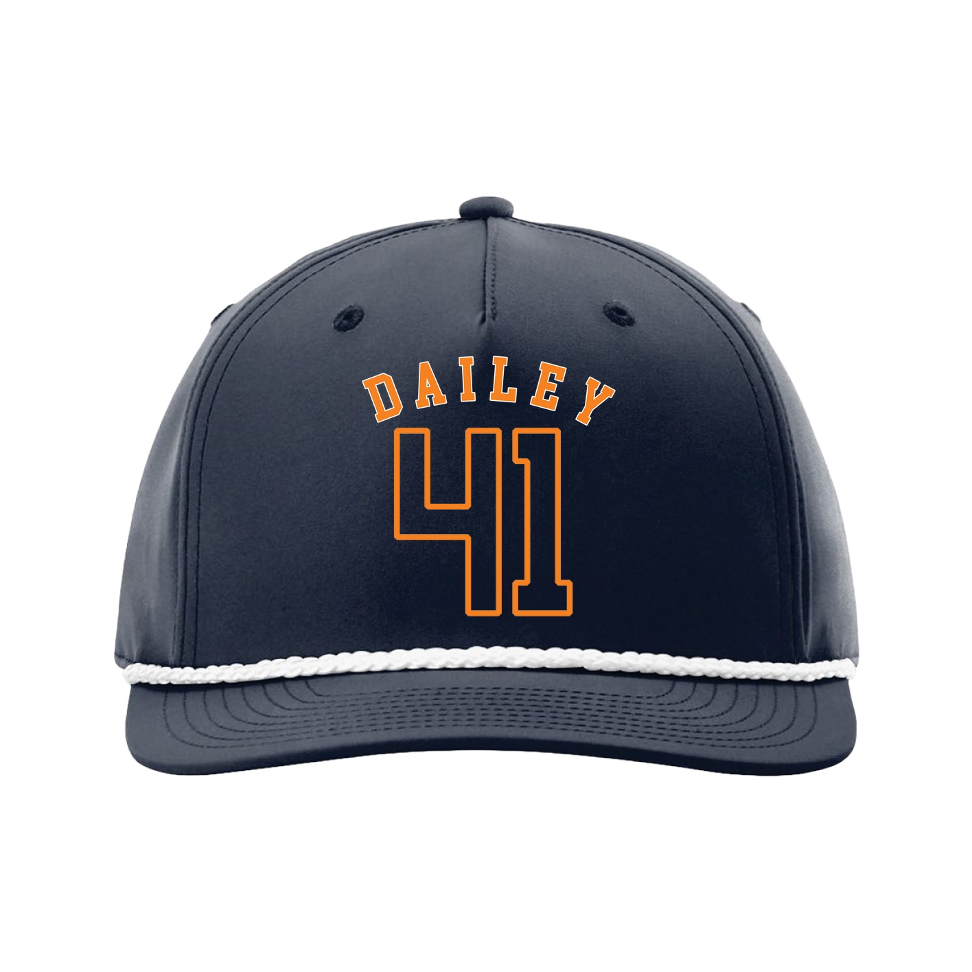 Five-Panel Classic Rope Cap — Shirsey Arch in Navy