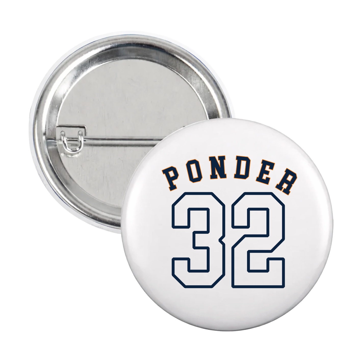 Game Day Button — Shirsey Arch in White