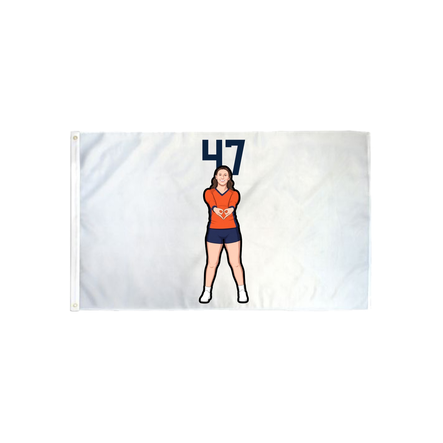 3x5 Flag — Number Top in Classic