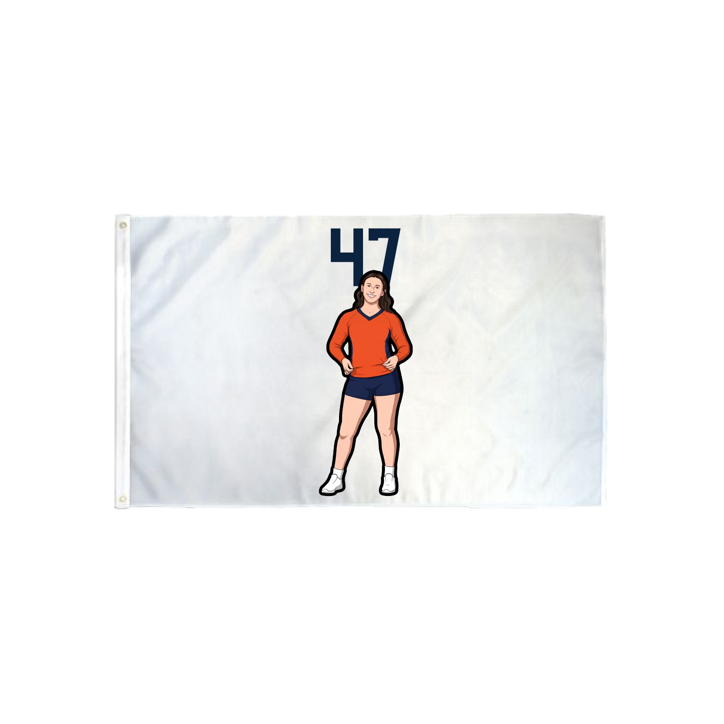 3x5 Flag — Number Top in Classic