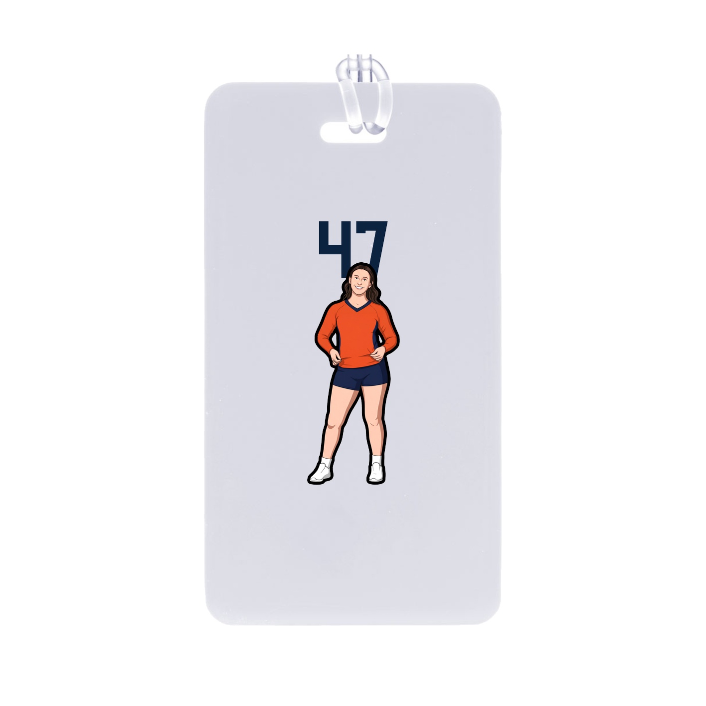 Bag Tag — Number Top in Classic