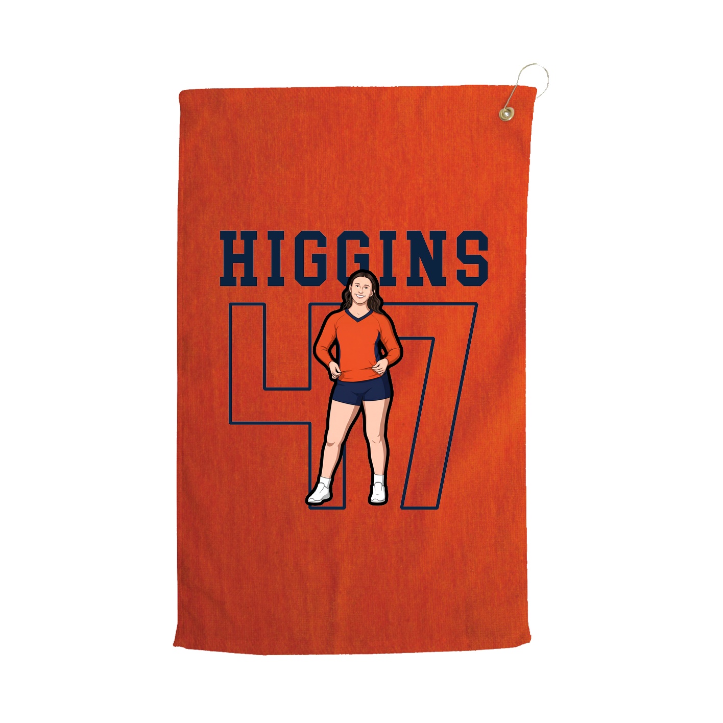 Golf Towel — Shirsey in Orange