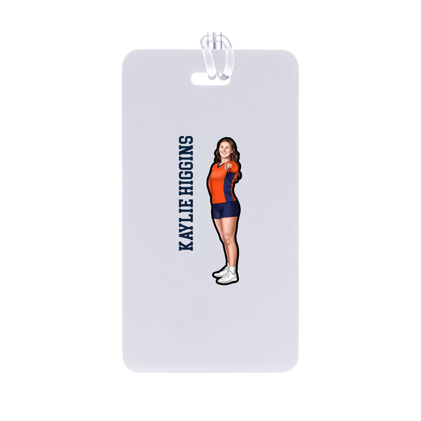 Bag Tag — Name Vertical in Classic