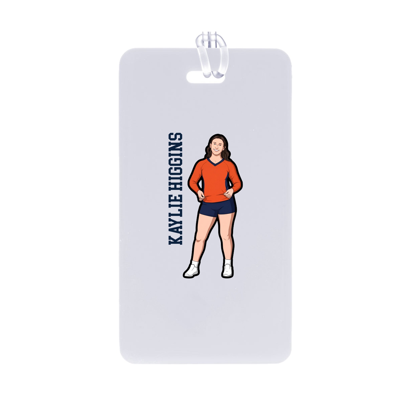 Bag Tag — Name Vertical in Classic