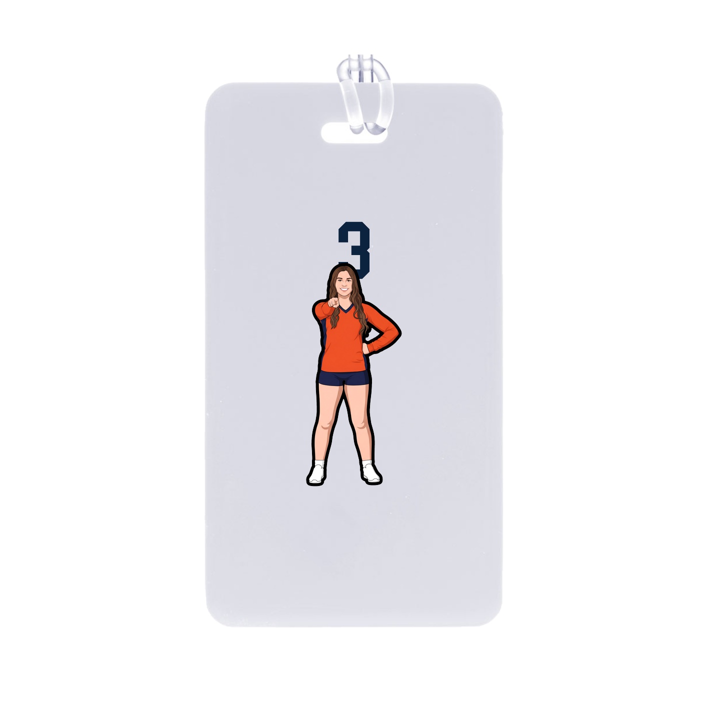 Bag Tag — Number Top in Classic