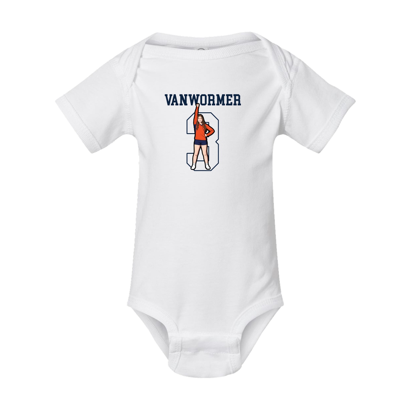 Baby Onesie — Shirsey in White