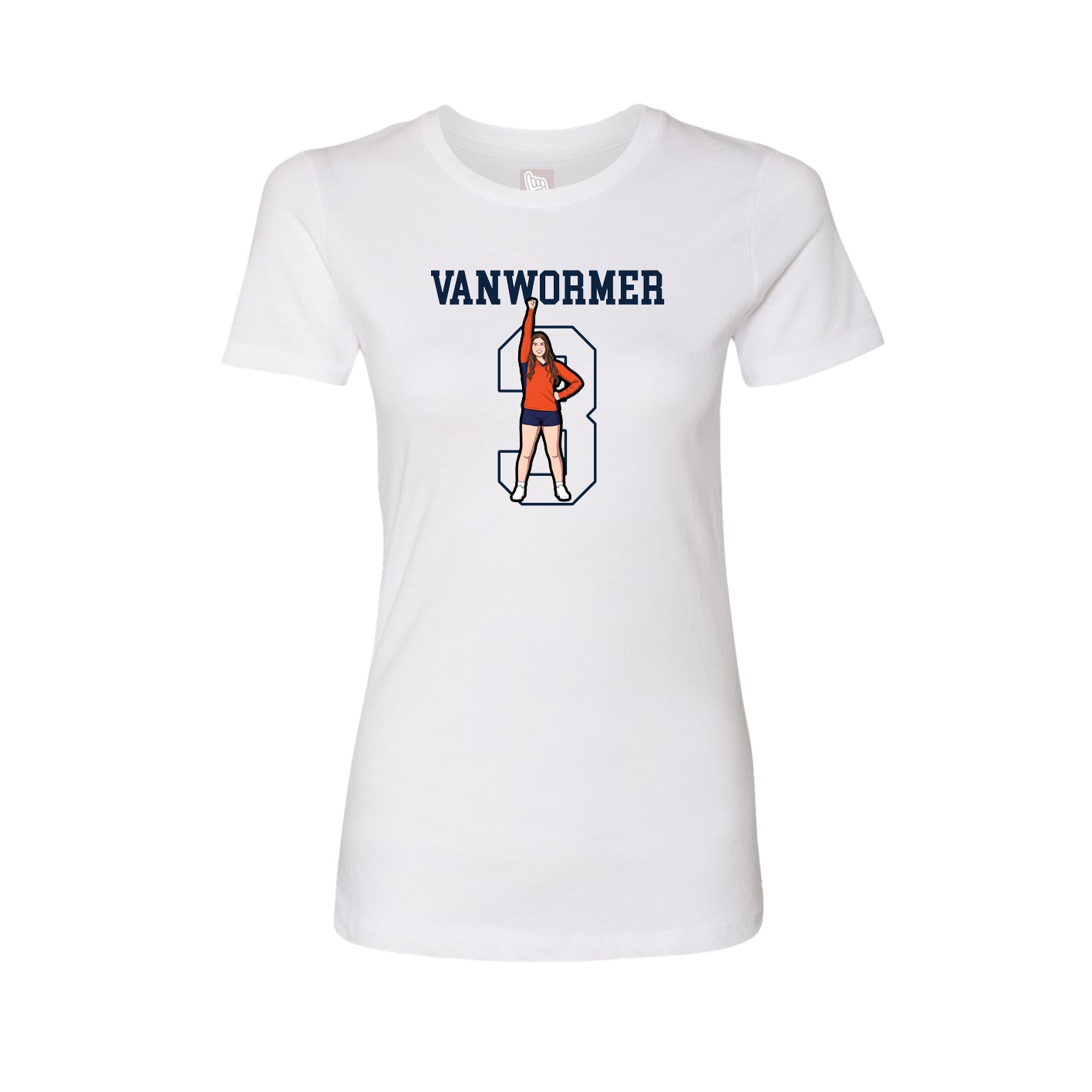 Fitted Women's Tee — Shirsey in White