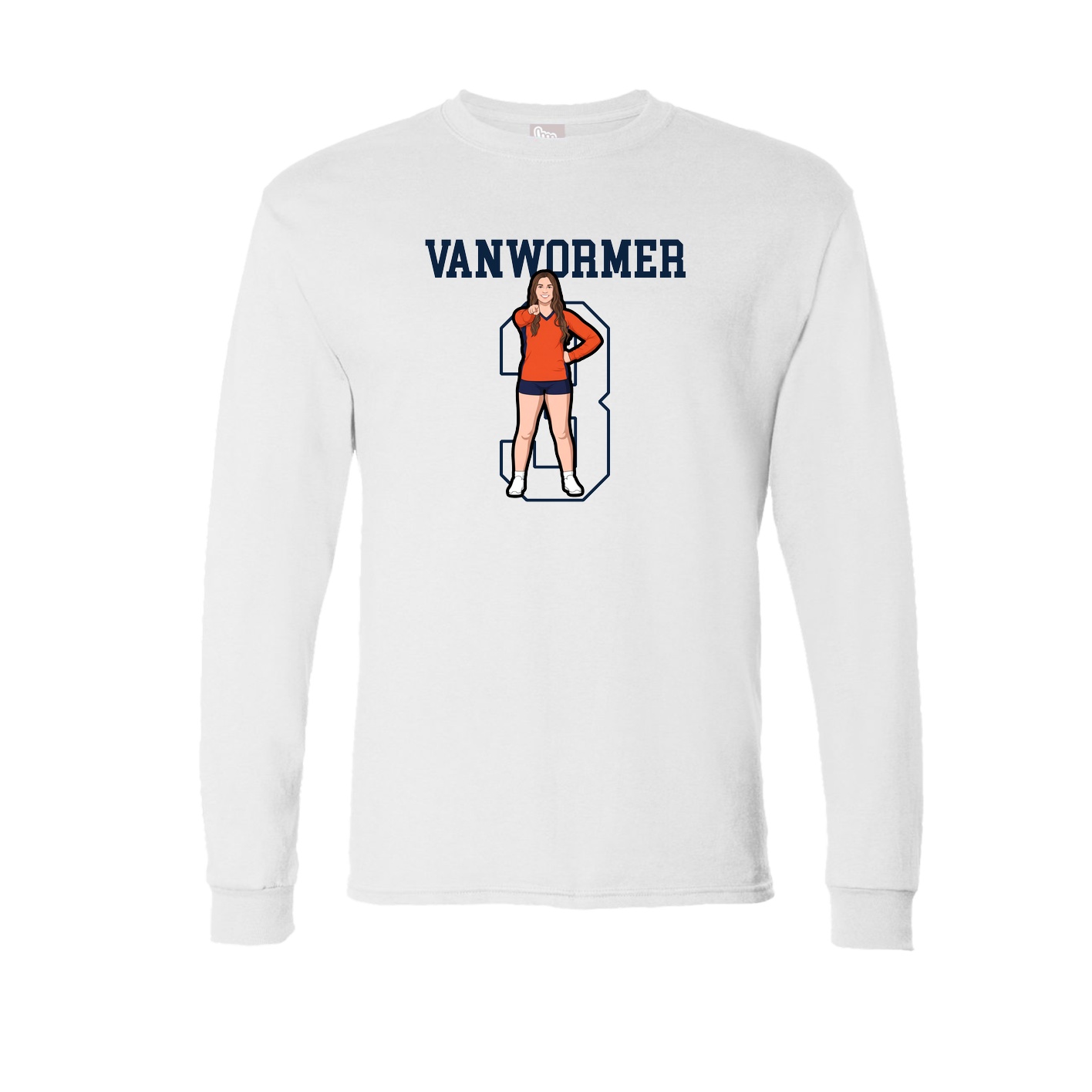 Long Sleeve Tee — Shirsey in White