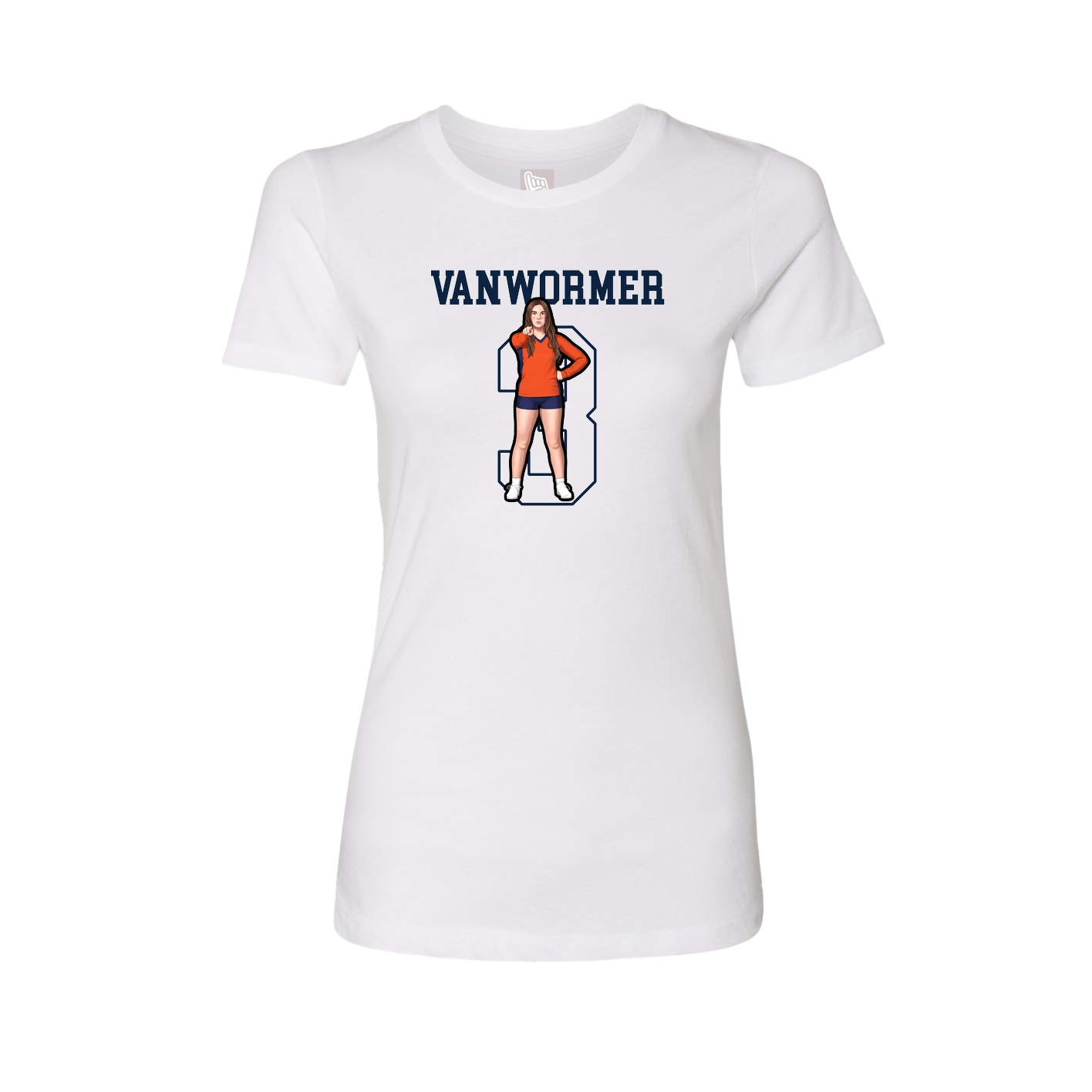 Fitted Women's Tee — Shirsey in White