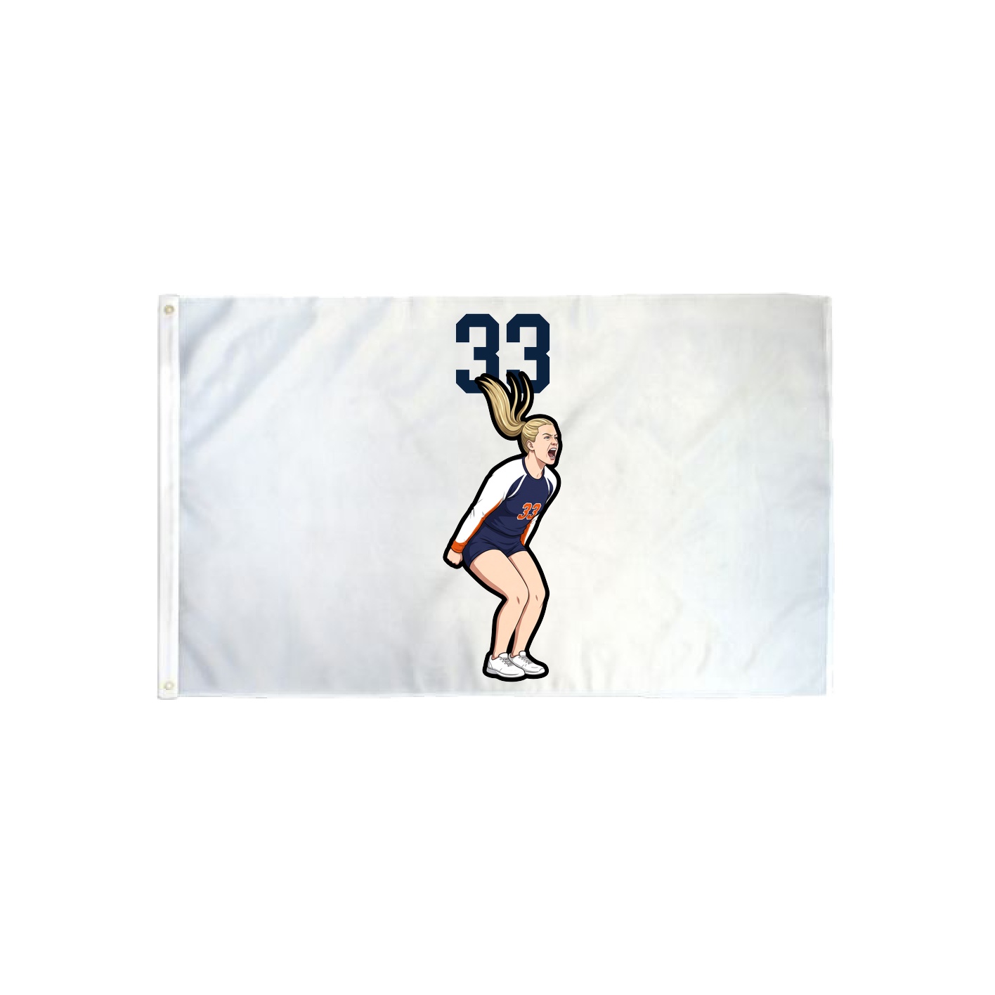 3x5 Flag — Number Top in Classic