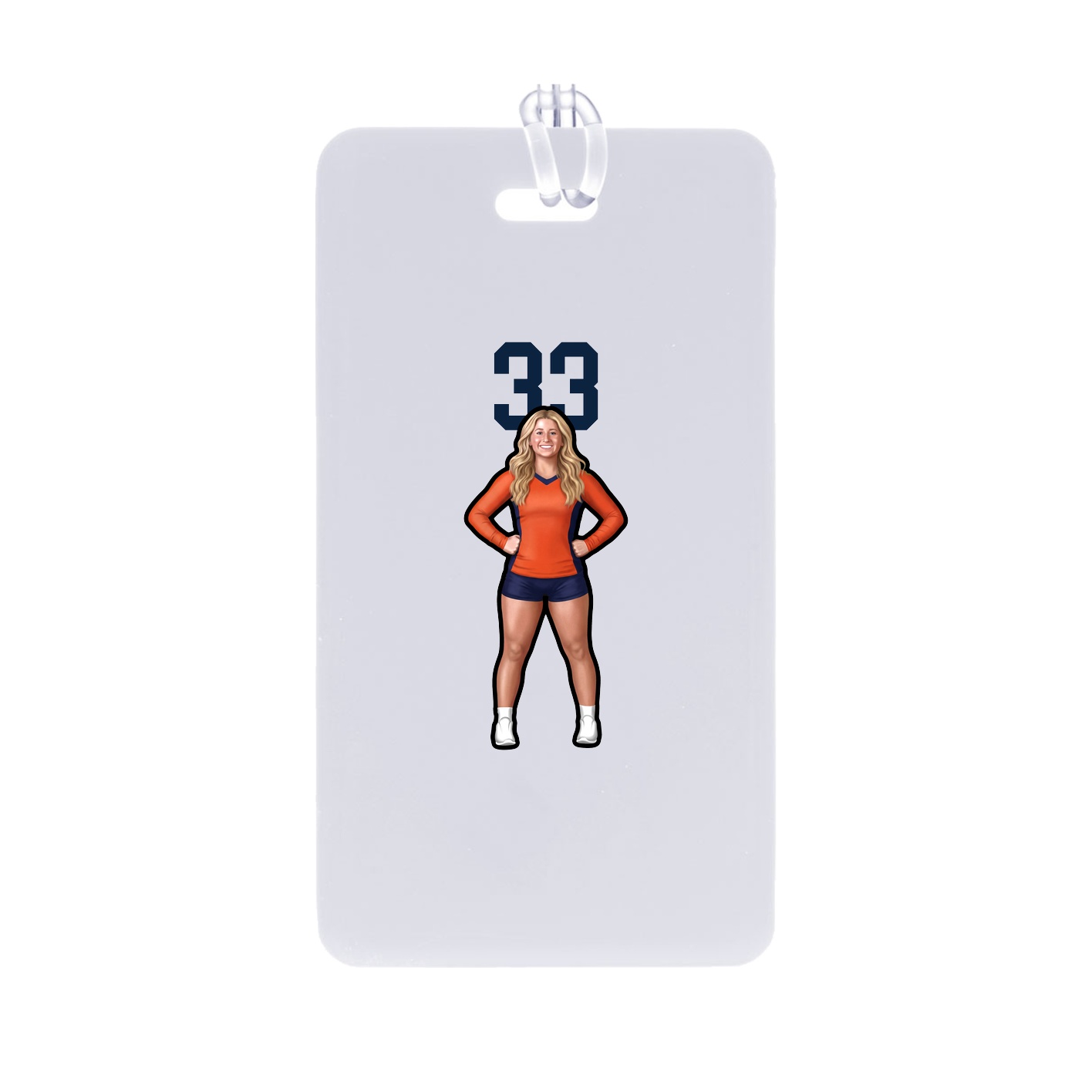 Bag Tag — Number Top in Classic