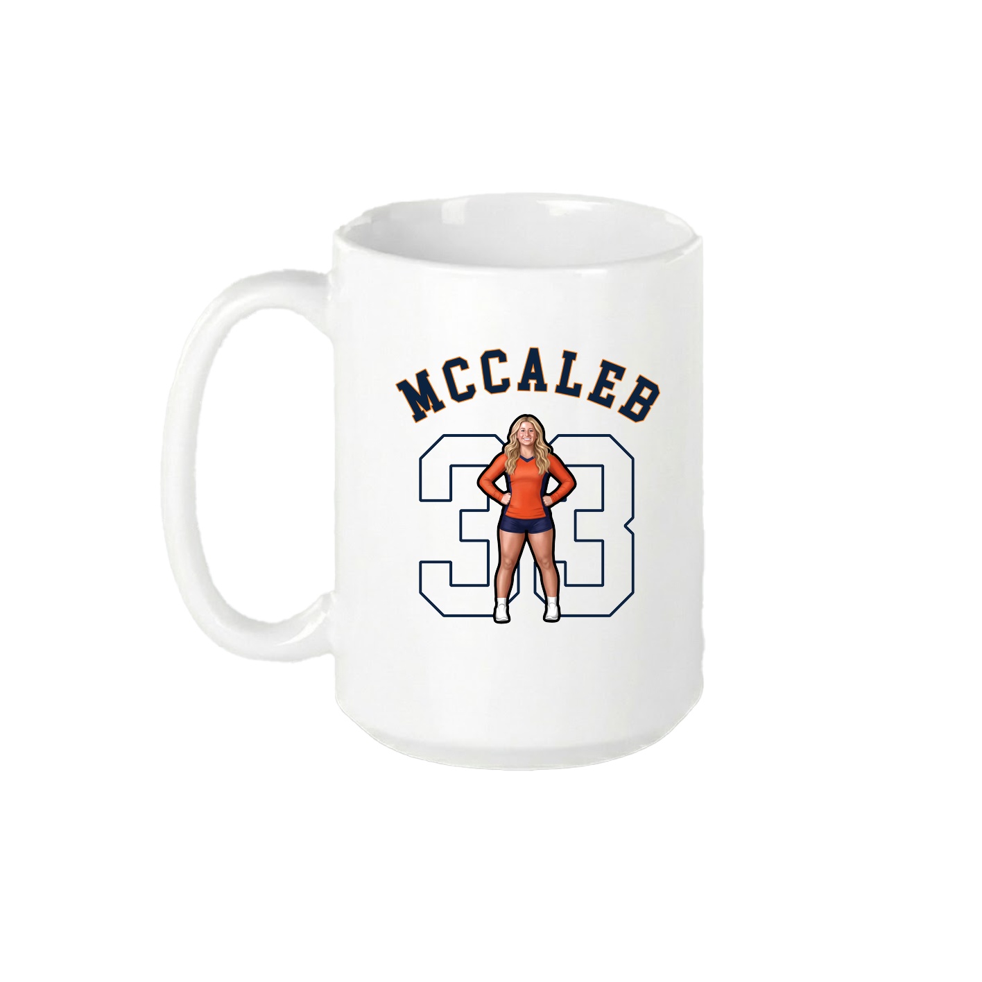 15oz Coffee Mug — Shirsey Arch in White