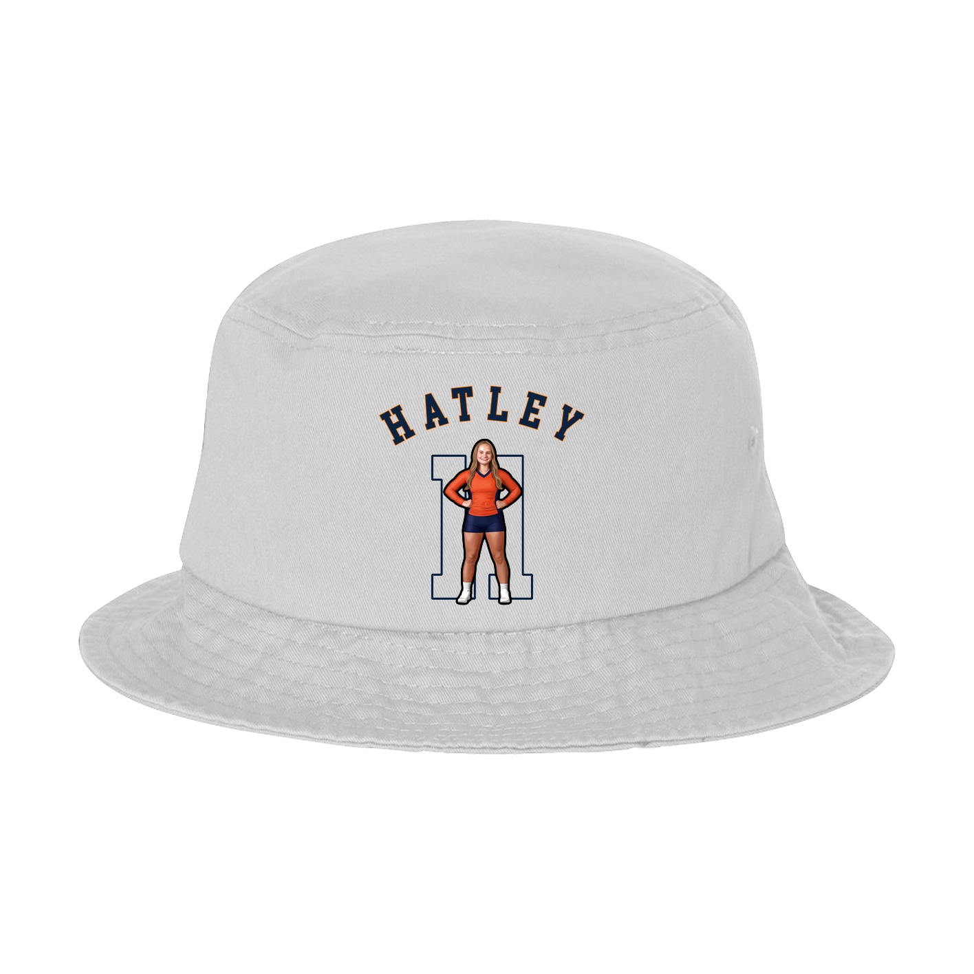 Bucket Cap — Shirsey Arch in White
