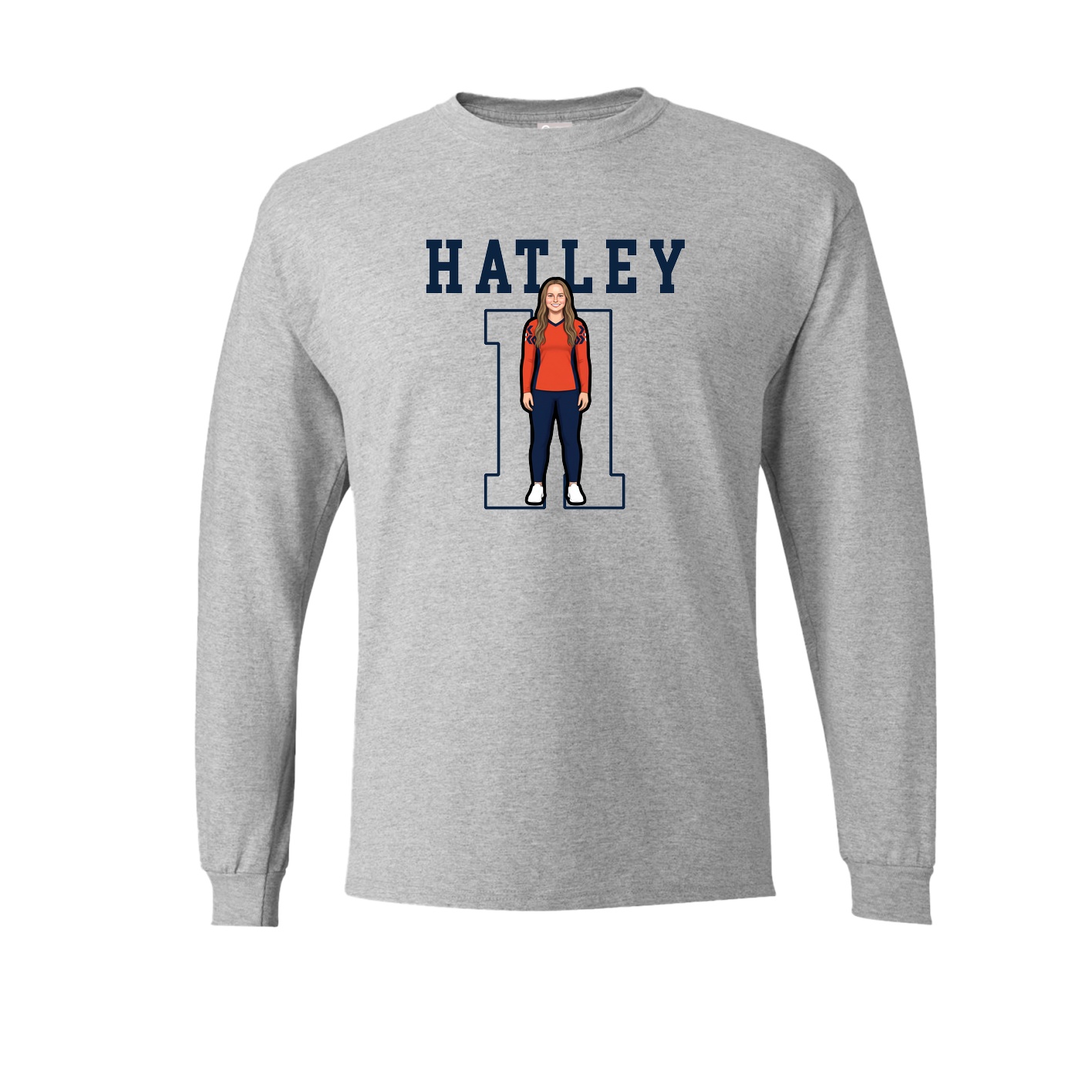 Long Sleeve Tee — Shirsey in Grey