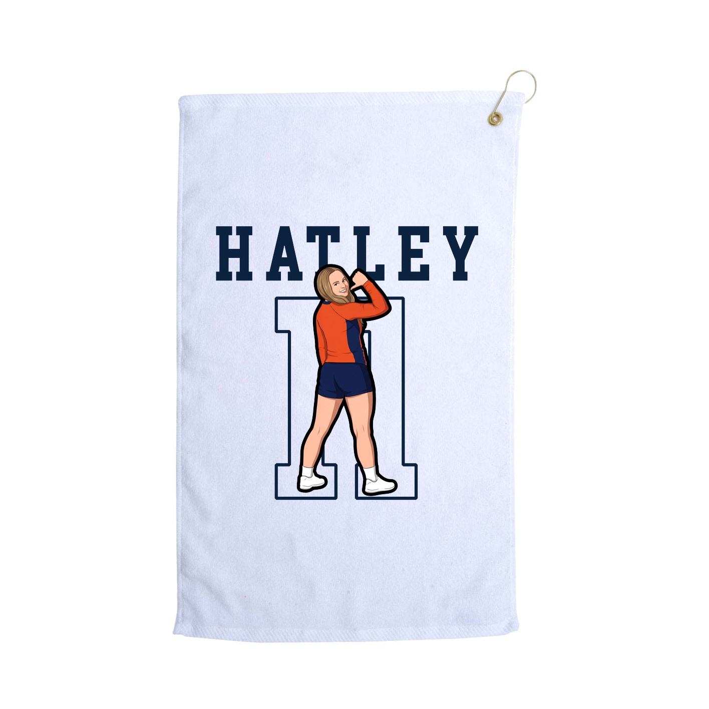 Golf Towel — Shirsey in White
