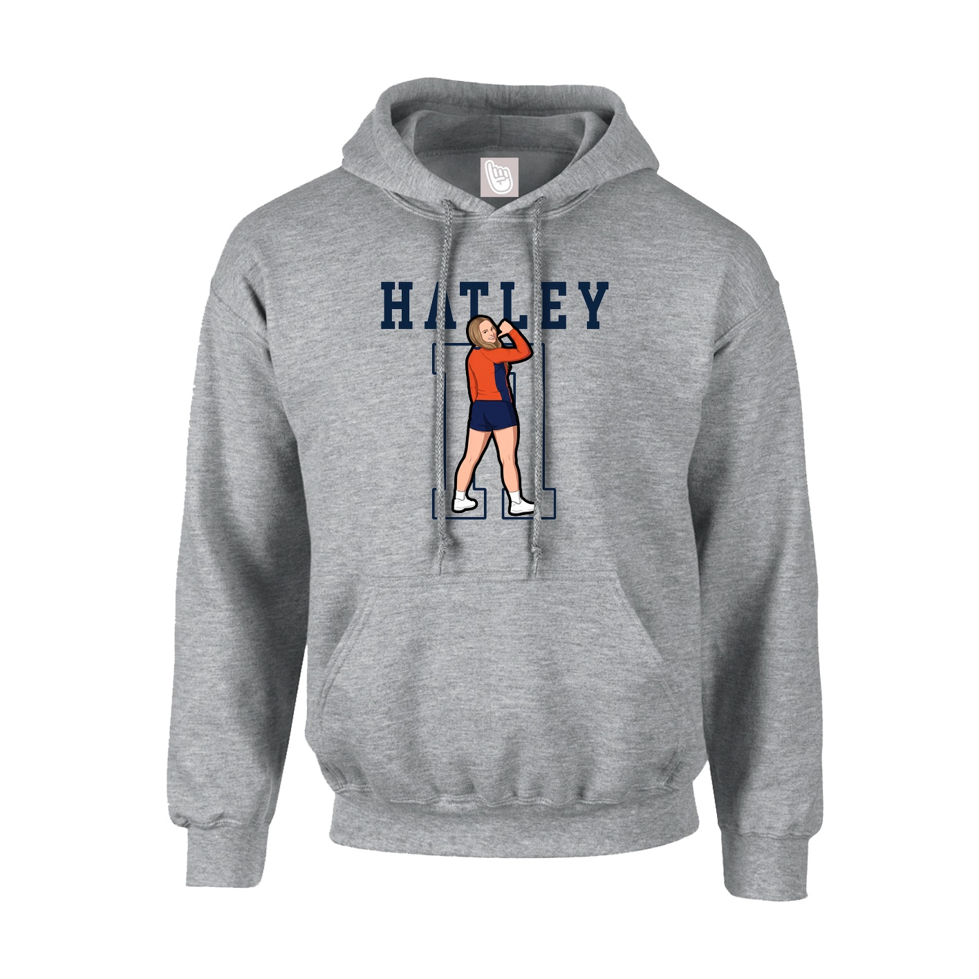Hoodie — Shirsey in Grey