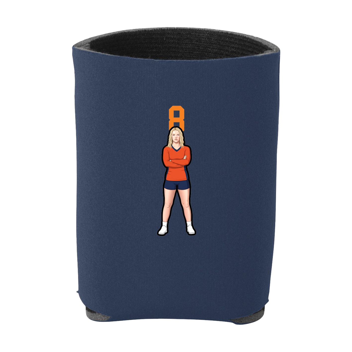 Can Holder — Number Top in Navy