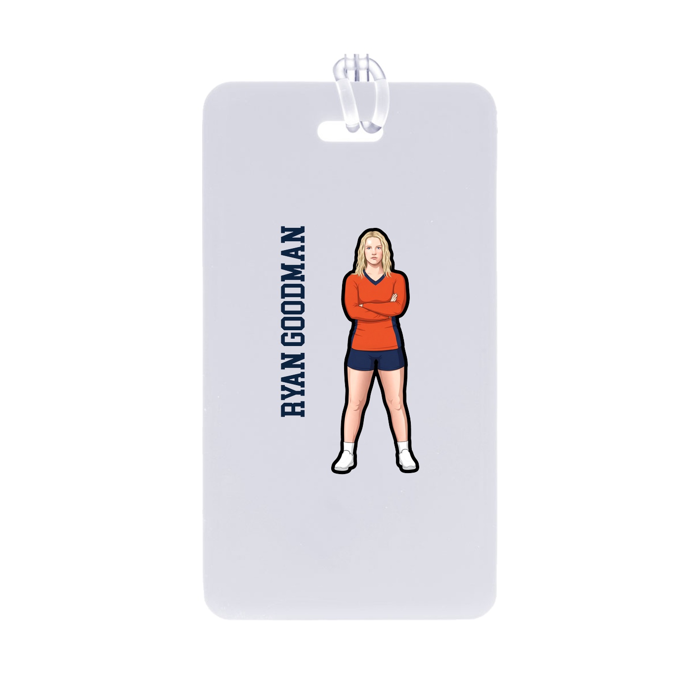 Bag Tag — Name Vertical in Classic