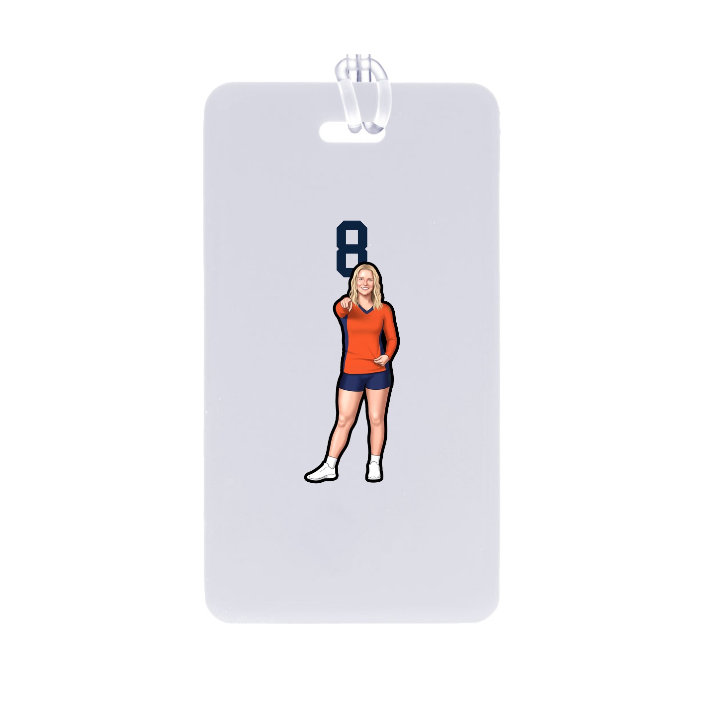 Bag Tag — Number Top in Classic