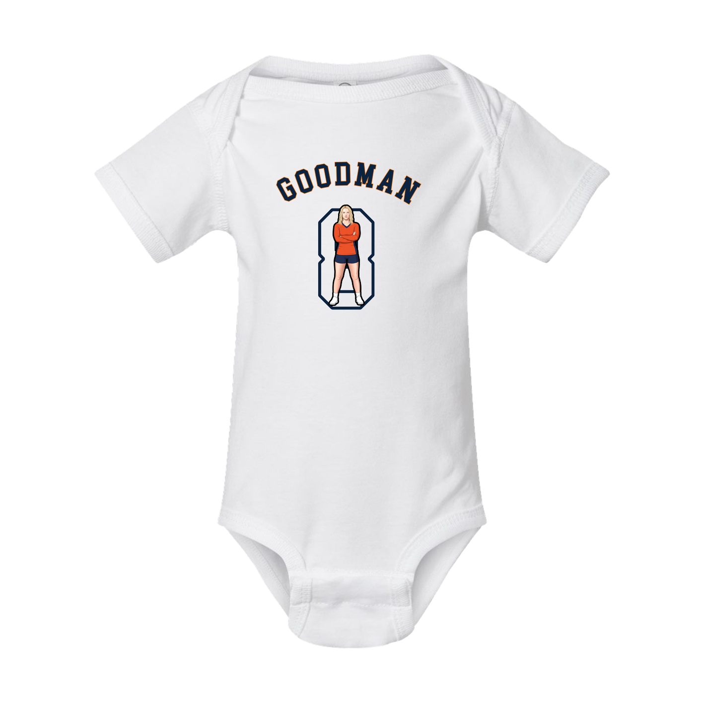 Baby Onesie — Shirsey Arch in White