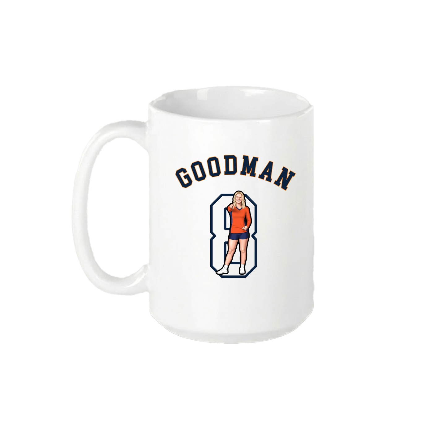 15oz Coffee Mug — Shirsey Arch in White