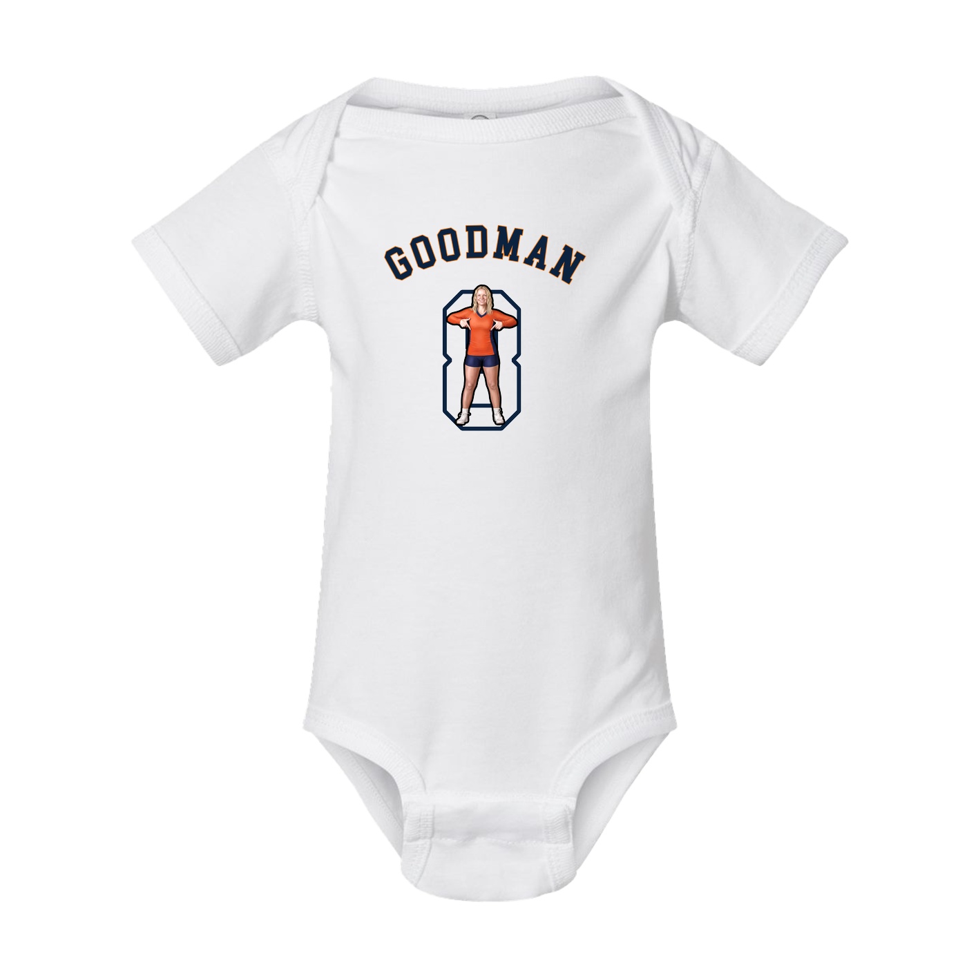 Baby Onesie — Shirsey Arch in White