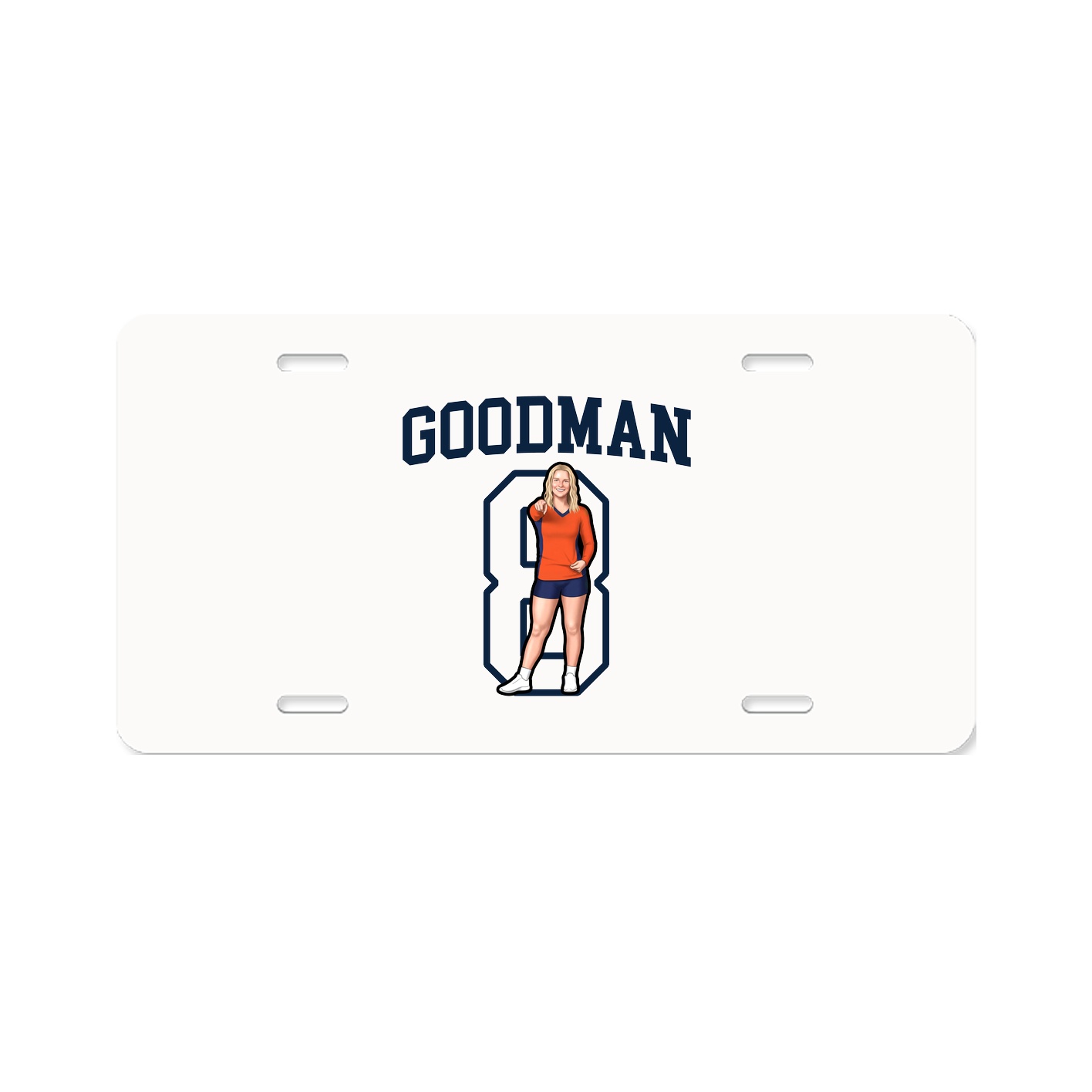 License Plate — Shirsey in Classic